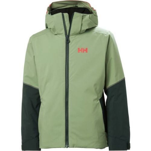 Helly Hansen JR JEWEL JACKET Dívčí lyžařská bunda, zelená, velikost 16