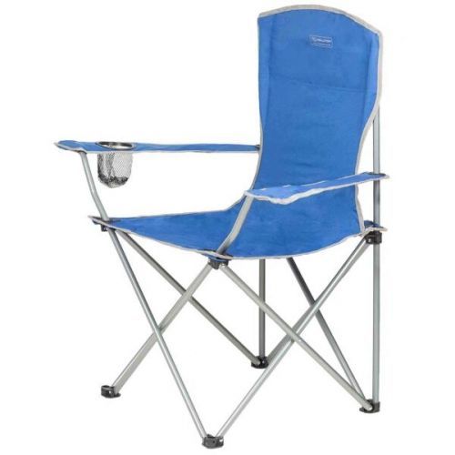 HIGHLANDER MORAY Skládací židle s opěrkami, modrá, velikost UNI
