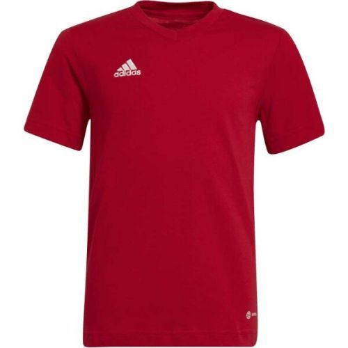 adidas ENT22 TEE Y Chlapecké triko, červená, velikost 116