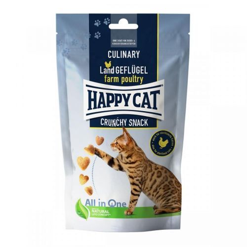 Happy Cat Culinary Crunchy Snack Country Poultry - 4 x 70 g