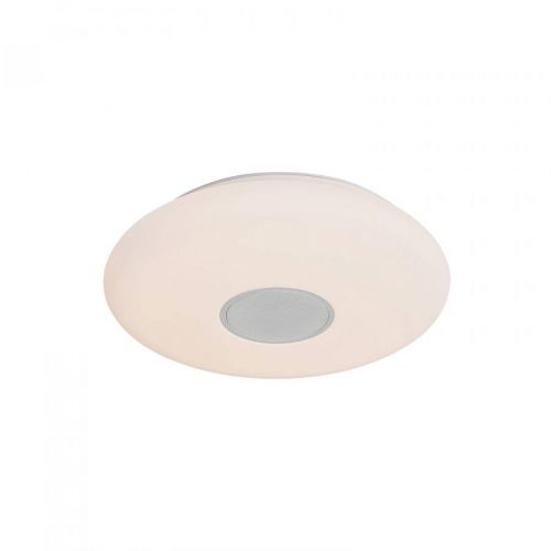 Nordlux LED stropní světlo DJay Smart, funkce CCT/hudba, Koupelna, plast, kov, 21W, Energetická třída: E, K: 9cm