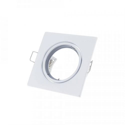Optonica Podhledové bodové svítidlo vestavné výklopné čtvercové bílé OT5076