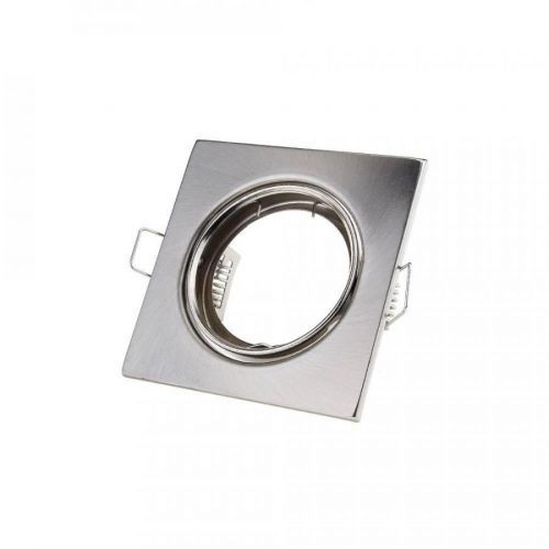 Optonica čtvercové Ring Adjustable G5.3 Inox OT5077