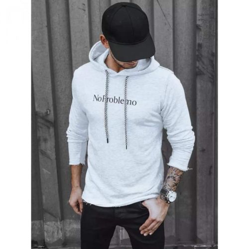 Gray men's hoodie Dstreet BX5456