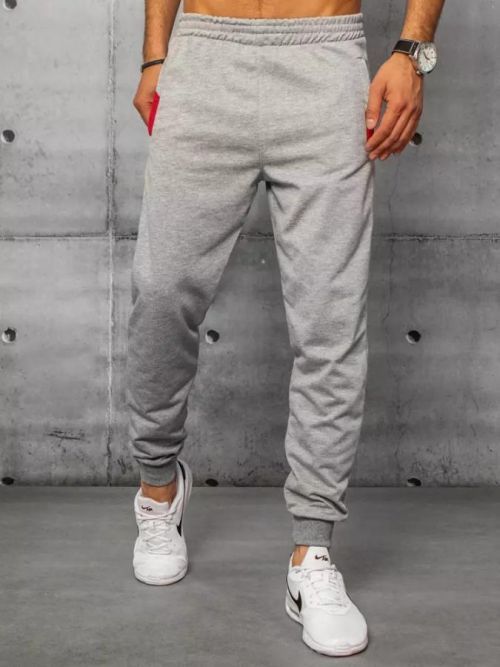 Light gray men's sweatpants Dstreet UX3206