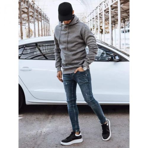 Dark gray men's hoodie Dstreet BX5427