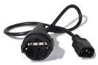 APC Power Cord, 10A, 230V, C14 to Schuko rec (AP9880)