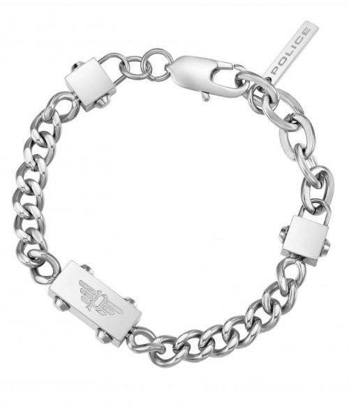 Police Stylový ocelový náramek Rock Rebel PEAGB0002101/2 18 cm