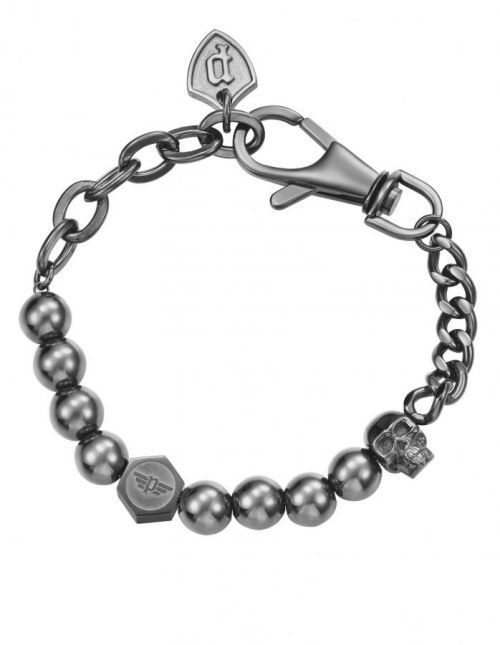 Police Elegantní korálkový náramek Vertex PEAGB2212111/2 20 cm