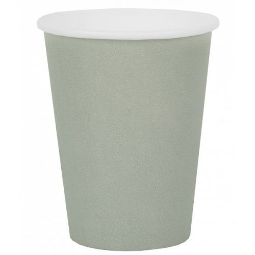 Kelímky papírové šedé 10 ks