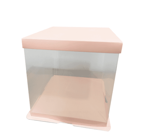 Dortová krabice single layer lososová 18x26cm - Cakesicq