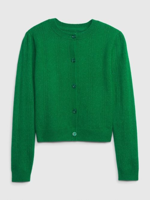 GAP Cardigan dětský Zelená