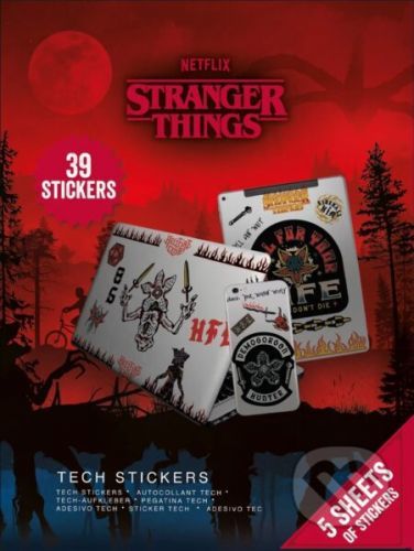 Sada samolepiek Stranger Things - Upside Down Battle (39 ks) - Pyramid International