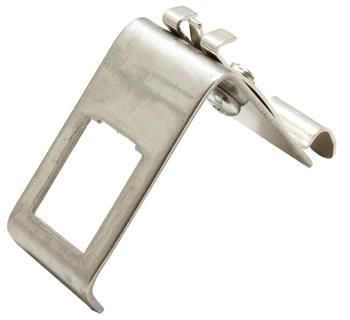 Držák pro 1x keystone na DIN lištu, kovový