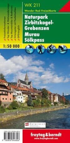 WK 211 Naturpark Zirbitzkogel-Grebenzen, Murau, Sölkpass, Wanderkarte 1:50.000/mapa