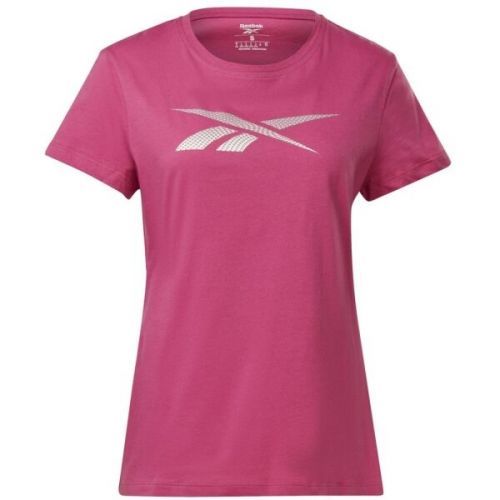 Reebok VECTOR GRAPHIC TEE Dámské triko, růžová, velikost S