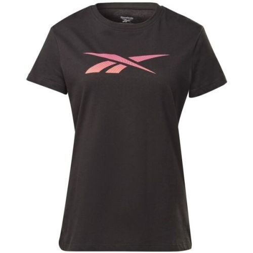 Reebok VECTOR GRAPHIC TEE Dámské triko, černá, velikost XL