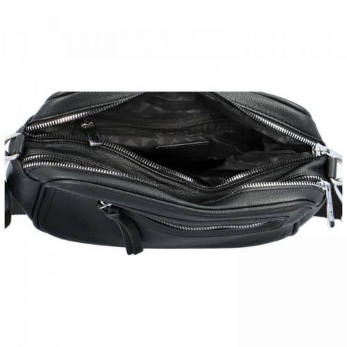 Příjemná dámská koženková crossbody Ivette, černá