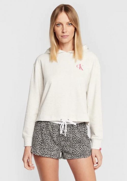 Dámská mikina Calvin Klein CK ONE QS6427 L Sv. šedá