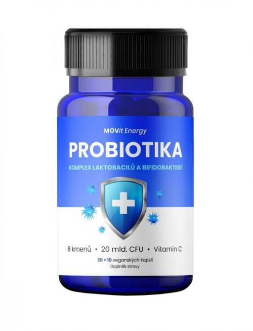 MOVit Probiotika komplex laktobacilů a bifidobakterií cps. 30+10