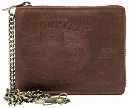 Peterson Pánská kožená peněženka se zabezpečením RFID Adony hnědá univerzální