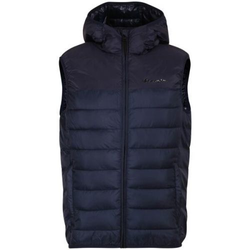 Champion RIPSTOP WOVEN HOODED VEST Pánská vesta, tmavě modrá, velikost S