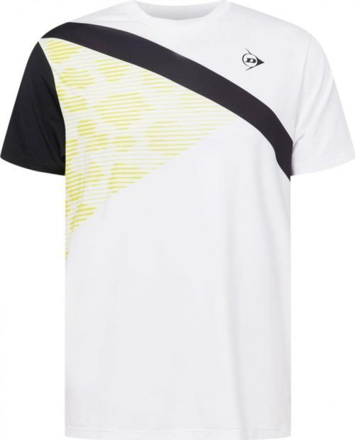 DUNLOP Funkční tričko žlutá / černá / bílá