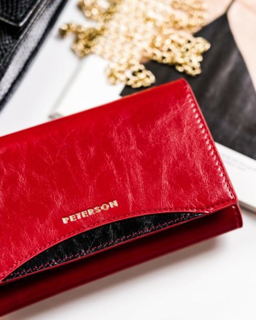 Peterson Dámská kožená peněženka Szob červená univerzální
