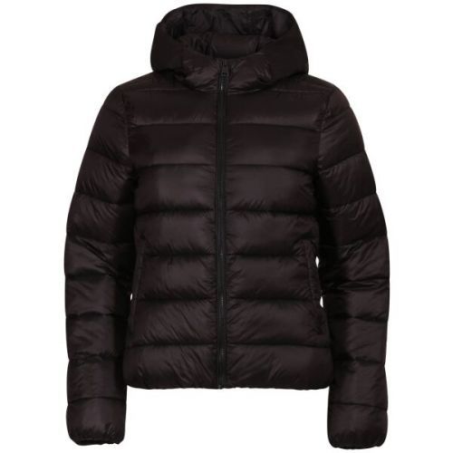 Champion HOODED POLYFILLED JACKET Dámská bunda, černá, velikost M