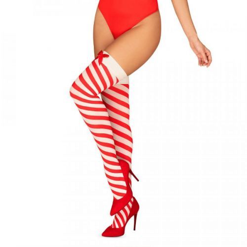 Obsessive - Kissmas Stockings Red S/M