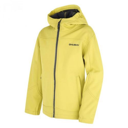 Children's softshell jacket HUSKY Simbo K lime green