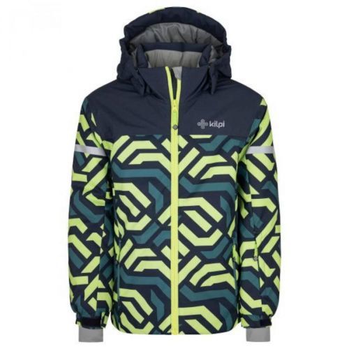 Boys ski jacket Kilpi ATENI-JB dark green