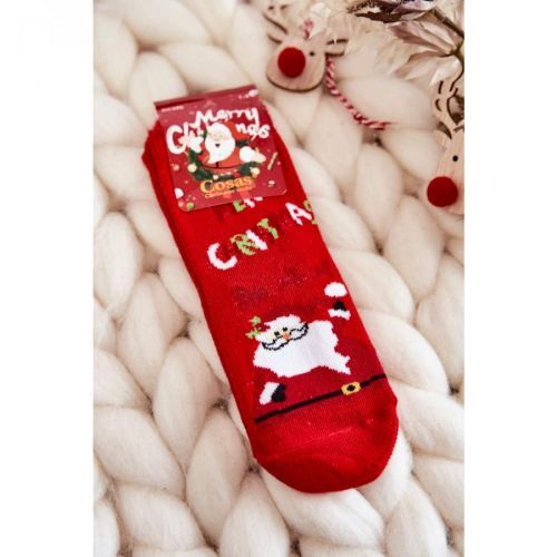 Children's Christmas Socks Santa Claus Cosas Red-Green