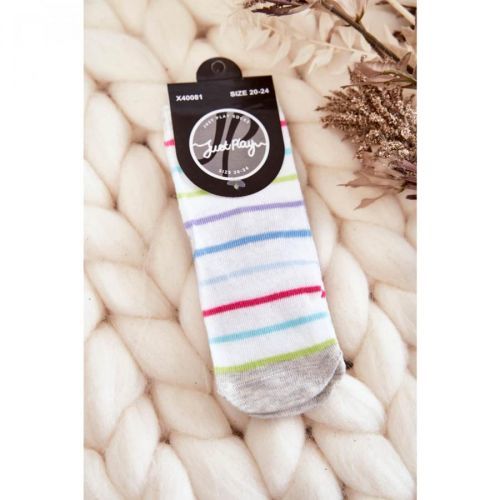 Children's Classic Cotton Socks White