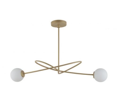 Lustr na tyči VELVET 2xG9/12W/230V zlatá