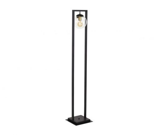 107003 - Stojací lampa REY 1xE27/7W/230V černá