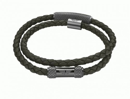 Police Dvojitý kožený náramek Urban Rebel PEAGB0001125/26 36 cm