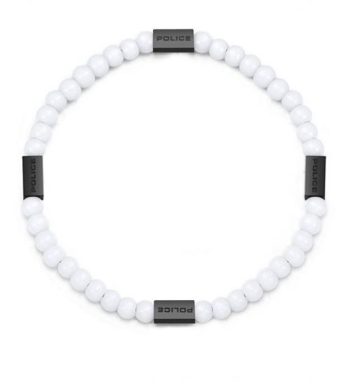 Police Elegantní korálkový náramek Urban Rebel PEAGB0001307 18 cm