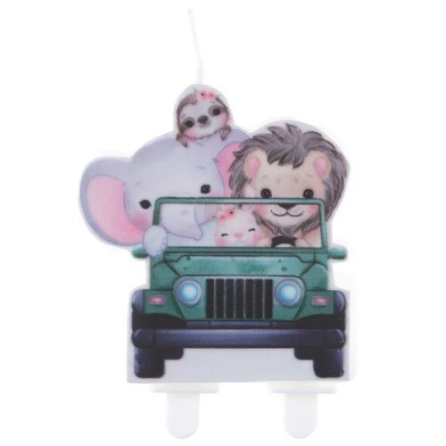 Svíčka Zvířátka  6,4 x 7,5 cm