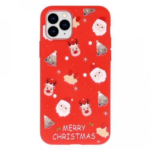 Tel Protect Christmas pouzdro pro iPhone 11 - vzor 8 veselé Vánoce