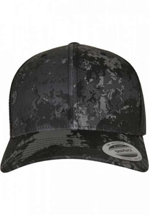 YP Classics® Veil Camo™ Retro Trucker Cap - poseidon black