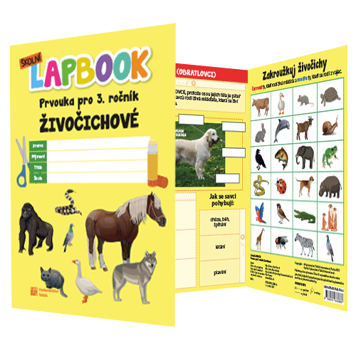 Prvouka 3 - školní lapbook - Živočichové