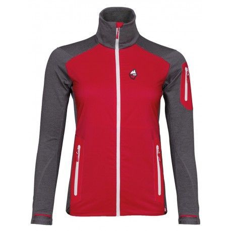 High Point Merino Alpha Lady red/antracit dámská outdoorová technická zateplená bunda M