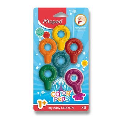 Pastely Maped Color'Peps Baby Crayons - 6 barev