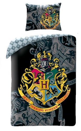 DĚTSKÉ POVLEČENÍ DO VELKÉ POSTELE HARRY POTTER BLACK