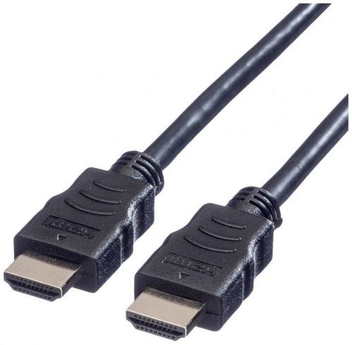 Value HDMI kabel Zástrčka HDMI-A 10.00 m černá 11.99.5546 stíněný HDMI kabel