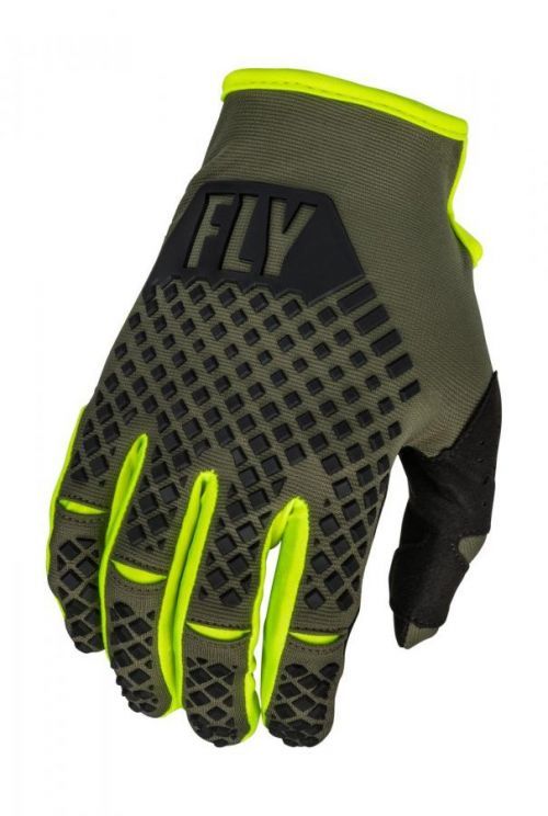 FLY Racing KINETIC 2023 Olive Green/Hi-Vis Yellow S