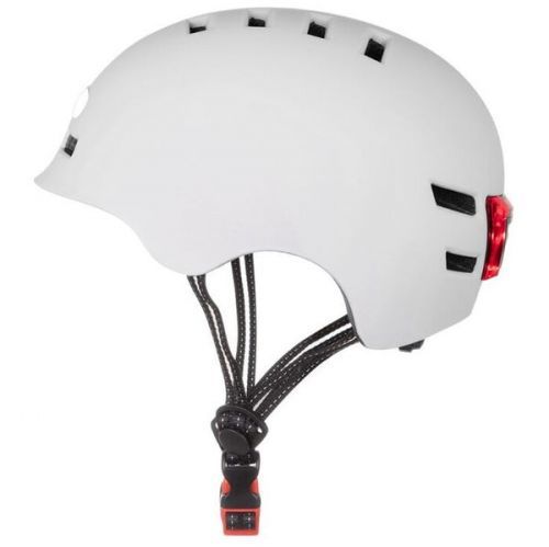Bluetouch Bezpečnostní helma bílá s LED - L