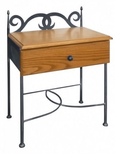 IRON-ART Noční stolek CARTAGENA - se zásuvkou