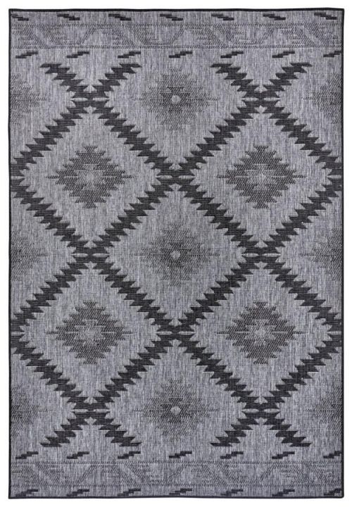 NORTHRUGS - Hanse Home koberce Kusový koberec Twin Supreme 105459 Malibu Night Silver - 80x150 cm Šedá